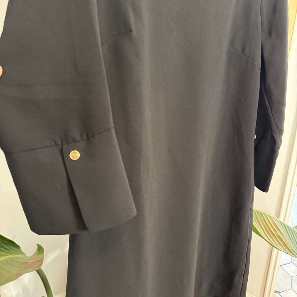 H&M Black Dress with Gold Button Details - Picture 4 of 7